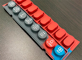 Цветная силиконовая клавиатура