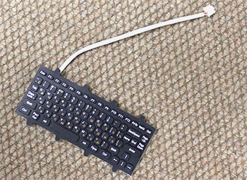 Силиконовая компьютерная клавиатура с проводом